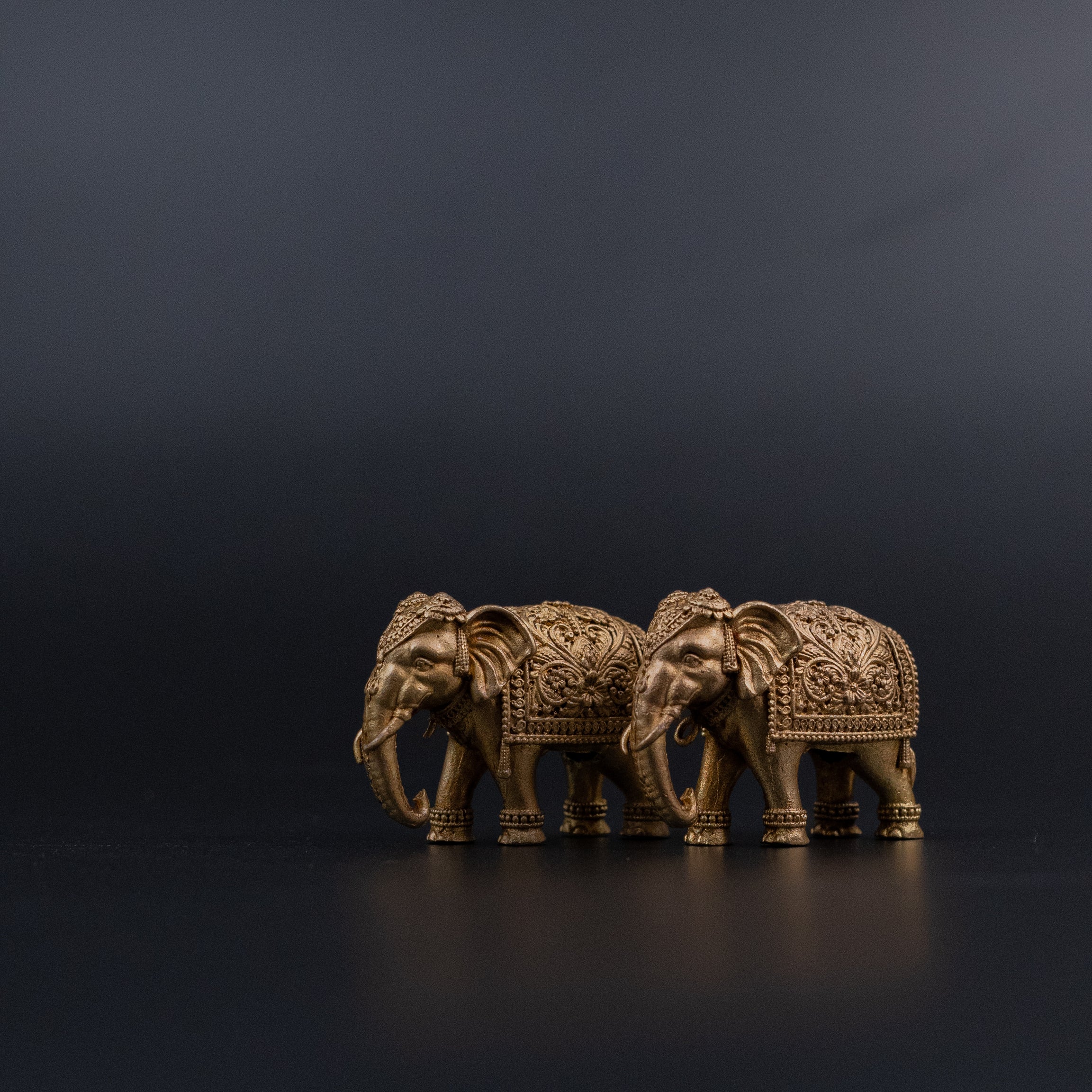 Brass Superfine Elephant - 3" Height